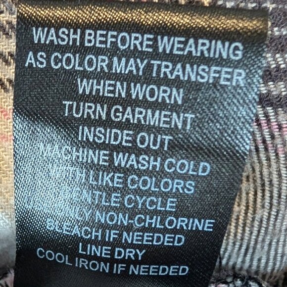 Torrid Women's Button down flannel shirt plus size 0 blouse Plaid top cozy chic - Picture 9 of 9